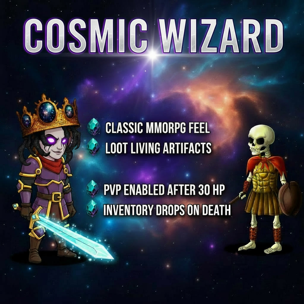 Cosmic Wizard Gameplay - Combat