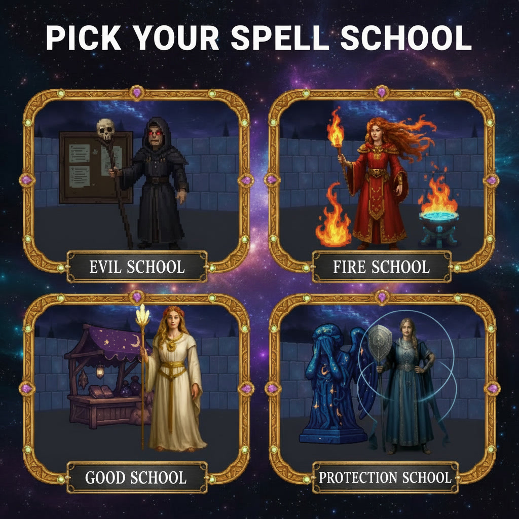 Cosmic Wizard Gameplay - Magic